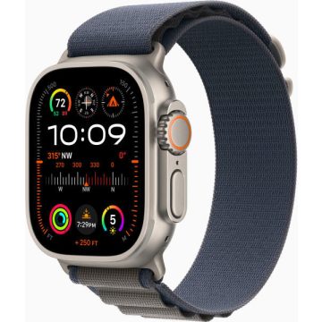   Apple Watch Ultra 2 LTE 49mm Titanium Case with Alpine Loop L - Blue